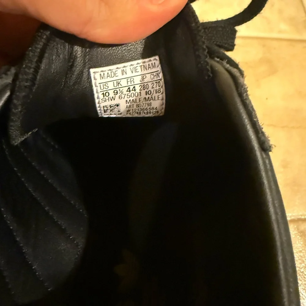 adidas Black and White Men's Sneakers
